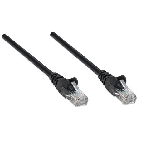 Cable de red Intellinet 0.45 m (1.5 pies), Cat. 5e UTP, negro