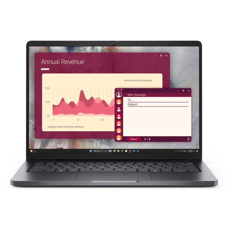 Laptop DELL Pro 14 PC14250, Intel Core Ultra 5, 35.6 cm (14"), 1920 x 1200 Pixeles, 16 GB, 512 GB, Windows 11 Pro