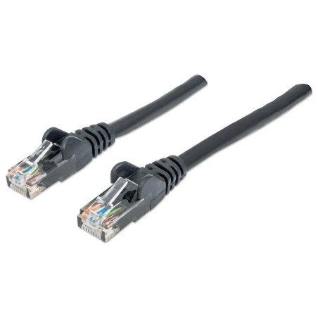 Cable de red Intellinet, 0.5 m (1.5 pies), Cat. 6 UTP, negro