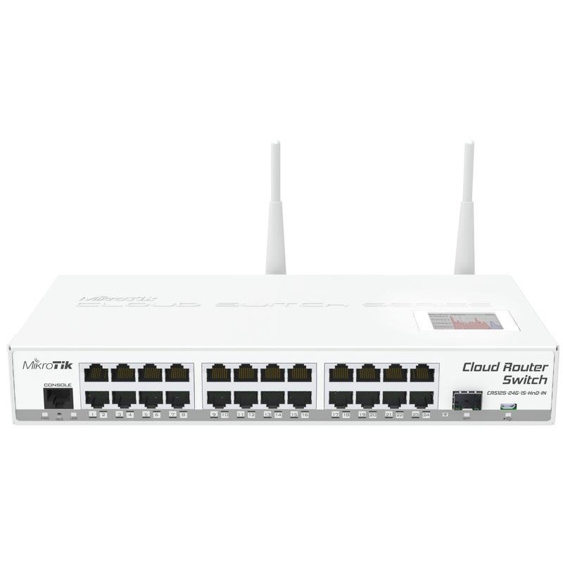 Cloud Router Switch CRS125-24G-1S-2HnD-IN 24 Puertos Gigabit Ethernet,