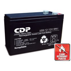 Batería interna CDP 12v 9amp libre de mantenimiento