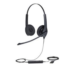 Jabra Biz 1500 Duo USB Auriculares Alámbrico Diadema Oficina/Centro de llamadas USB tipo A Bluetooth Negro