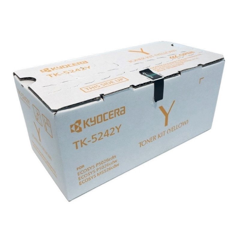 Tóner Kyocera TK-5242Y, 3000 páginas, Amarillo, ECOSYS P5026cdw