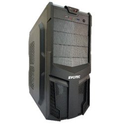 Gabinete EVOTEC EV-1002 - Micro-ATX, Torre, Micro-ATX, Negro, 600 W