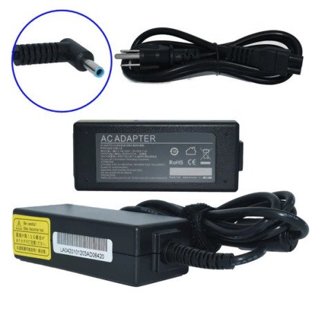 Cargador de Laptop AZUL HP - 100-240 V, Negro, 19.5V