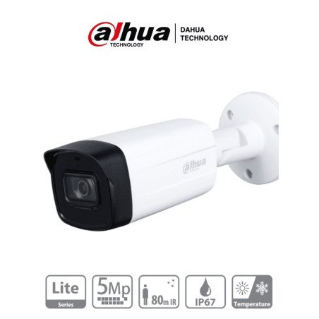 Dahua Technology Lite HAC-HFW1500TH-I8 cámara de vigilancia Bala Cámara de seguridad CCTV Interior y exterior 2592 x 1944