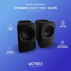 Bocinas Acteck Dynamic exact mini bs475, inalámbrica, 10 w, bluetootha
