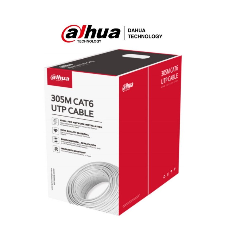 Dahua Technology PFM923I-6UN-C cable de red 305 m Cat6 U/UTP (UTP)