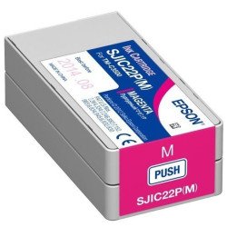 Cartucho Epson modelo SJIC22P magenta, para TM-C3500