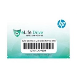 Certificado 2TB de almacenamiento en la nube Elife Briefcase por 1 año