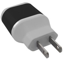 Cargador Brobotix 2 puertos USB 161264N - negro, USB