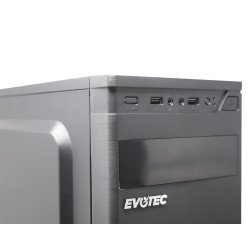 Gabinete Evotec EV-1014 - Mini ATX, Gabinete, ATX, Negro