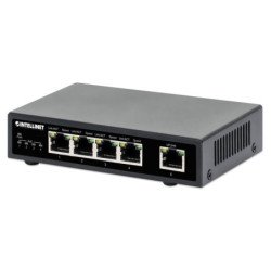 Switch PoE+ Intellinet, con 5 puertos Gigabit Ethernet (10/100/1000), 