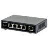 Switch PoE+ Intellinet, con 5 puertos Gigabit Ethernet (10/100/1000), 