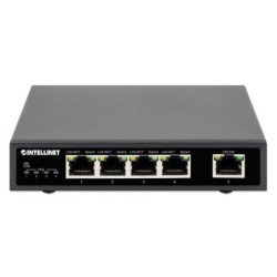 Switch PoE+ Intellinet, con 5 puertos Gigabit Ethernet (10/100/1000), 