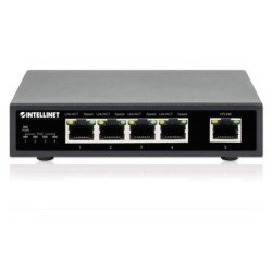 Switch PoE+ Intellinet, con 5 puertos Gigabit Ethernet (10/100/1000), 