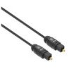 Cable de Audio Digital Optico Toslink  5 m, Macho / Macho, Negro