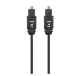 Cable de Audio Digital Optico Toslink  5 m, Macho / Macho, Negro