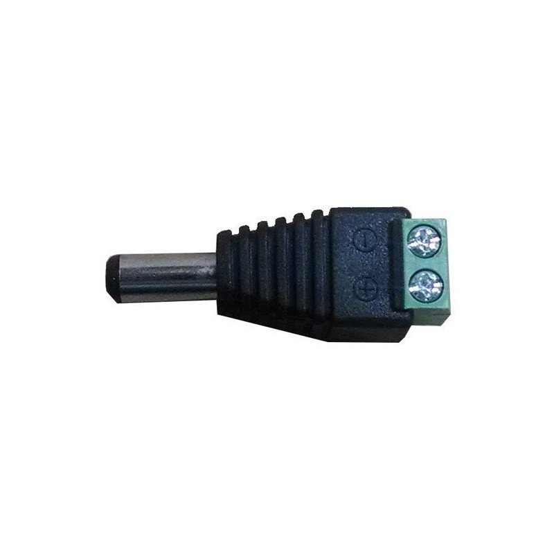 Bolsa de 10 conectores macho, para fuente de poder, bloque para atornillar positivo y negativo