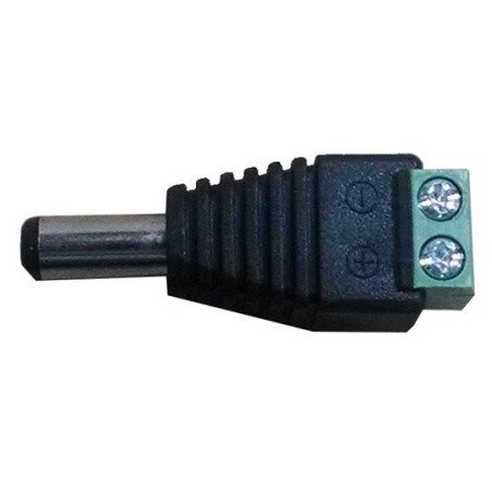 Bolsa de 10 conectores macho, para fuente de poder, bloque para atornillar positivo y negativo