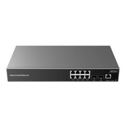 Switch Administrable Grandstream (GWN7801P) 8 puertos POE Gigabit + 2 