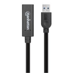 Manhattan 153751 cable USB 10 m USB 3.2 Gen 1 (3.1 Gen 1) USB A Negro