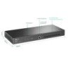TP-Link TL-SX3008F switch Gestionado L2+ Ninguno Negro