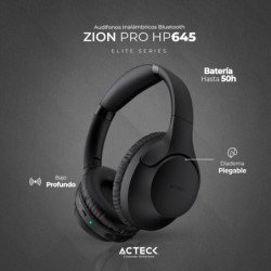 Audífonos Inalámbricos Bluetooth Over Ear Zyon Pro HP645 Elite Series 