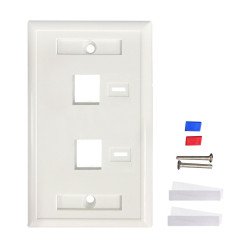 Intellinet 772396 placa de pared y cubierta de interruptor Blanco