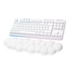 Teclado Logitech g715 tkl con reposamano bt táctil off White (920-0104