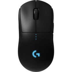 Mouse gamer Logitech óptico G Pro, inalámbrico, USB, 25,600 DPI, negro