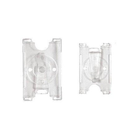 Porta Credencial Convertible transparente