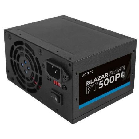 Fuente de poder Acteck blazar ft500p ATX500w 2xmolex 4 pin + 1x negro