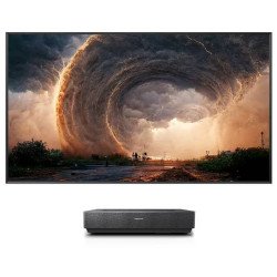 Laser tv hisense 100 pulgadas 100l5h 4k dpl Smart Google tv *incluye pantalla de proyección e instalación*,