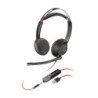Diadema POLY Blackwire 5220 Stereo USB-A Headset, Wired, Office/Call center, 100 - 10000 Hz, 164.2 g, Headset, Black