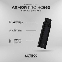 Enclosure SSD M.2 Acteck Armor Pro HC660 Elite Series