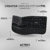 Kit Teclado y Mouse Acteck Creator Vituos Fitt MK770 Elite Series