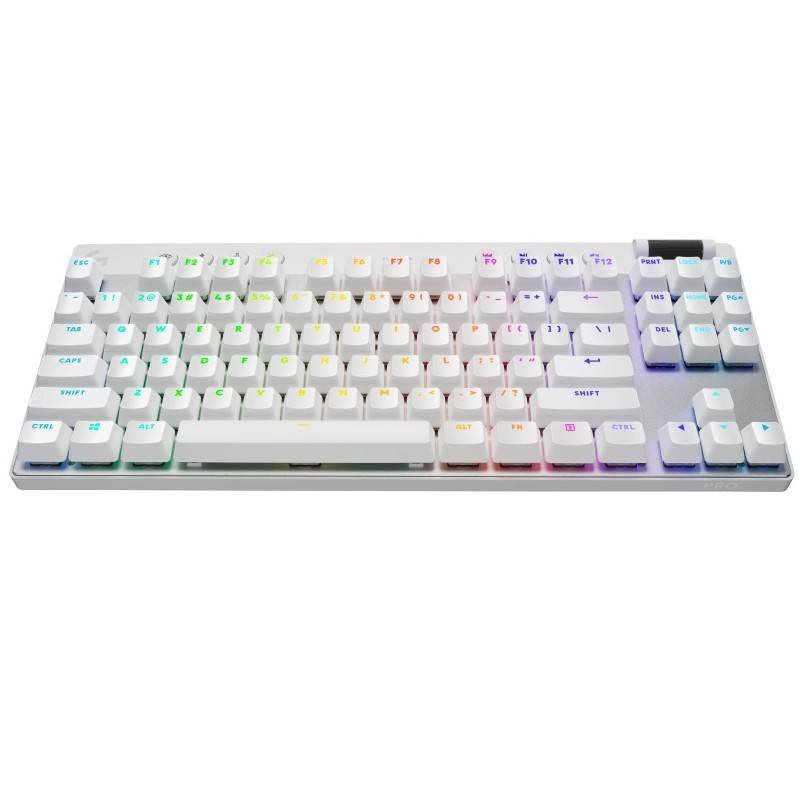 Teclado Logitech pro x tkl lightspeed bt USB RGB White (920-012143)