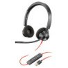 Auriculares Poly Blackwire 3325 Cableado Sobre la oreja Estéreo - Negro - Certificación Microsoft Teams - Binaural - Cerrado - 3