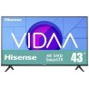 Televisión Hisense 43A6NV - 43 pulgadas, LED 4K UHD, 3840 x 2160 Pixel