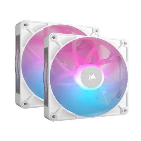 Ventilador Corsair cue link, 140mm, blanco, gamer, kit