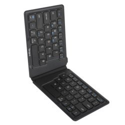 Teclado ergonómico Bluetooth plegable AKF003US inglés