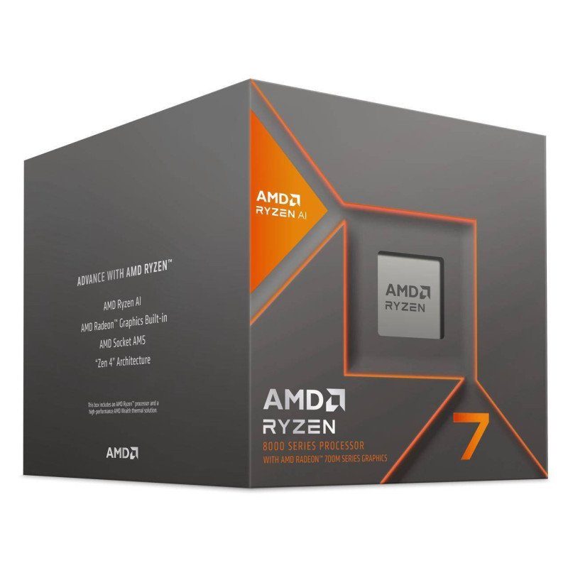 Procesador AMD Ryzen 7 8700g s-AM5 5a gen, 4.2, 5.1 GHz, cache 16MB, 8