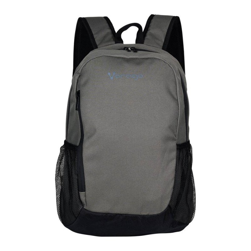 Mochila Vorago ecológica rpet laptop 15.6" gris, negro