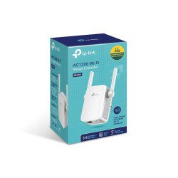 Repetidor inalámbrico extensor de rango TP-Link ac1200 802.11a, b, g, n, ac 10/100 5GHz a 867mbps y 2.4GHz a 300mbps 2 antenas