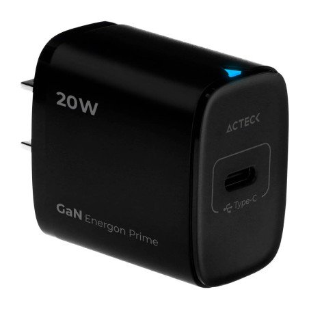 Cargadores Acteck Energon Prime 20w, negro