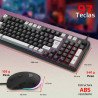 Kit gamer Balam Rush Squad Conquest KG515,  teclado - mouse, alámbrico