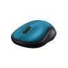 Mouse Logitech M185 blue óptico inalámbrico mini receptor USB PC/Mac/Chrome