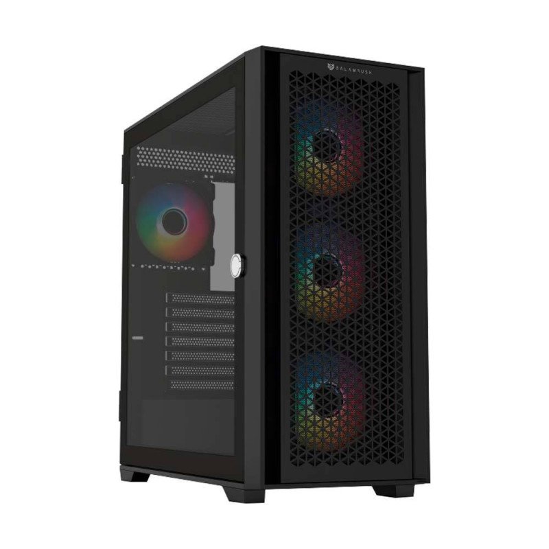 Gabinete Balam Rush full torre carbon 9000/USB 3.0/2.0/USB con 4 venti