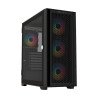 Gabinete Balam Rush full torre carbon 9000/USB 3.0/2.0/USB con 4 venti